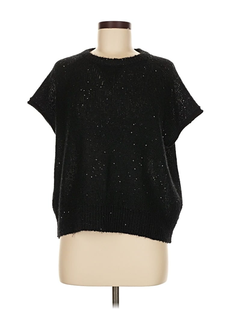 Pre-owned Atm Anthony Thomas Melillo Pullover Sweater In Black