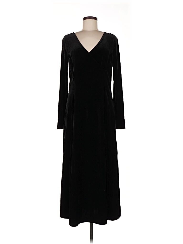 Pre-owned Eddie Bauer Casual Dress In Black