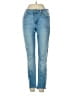 Just Black Hearts Blue Jeans Size 24 waist - photo 1