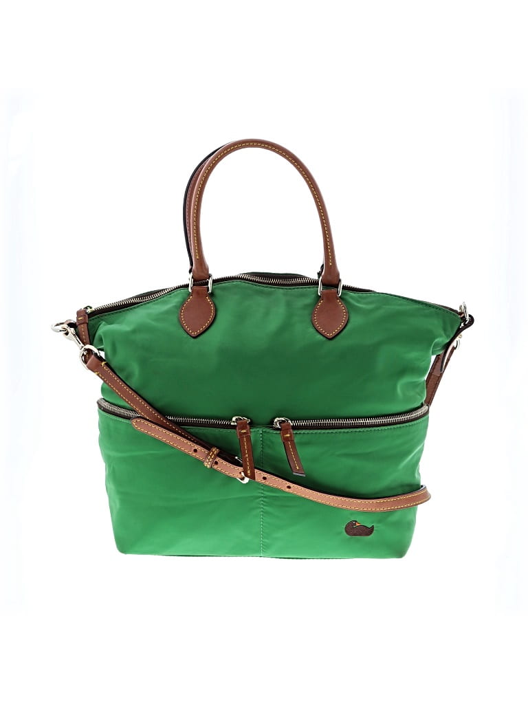 Pre-owned Dooney & Bourke Satchel In Green