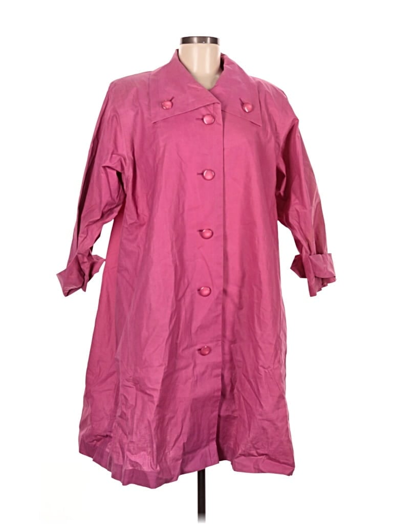 Pre-owned Saint Laurent Raincoat In Pink