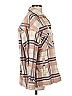 Zara Plaid Pink Coat Size S - photo 4