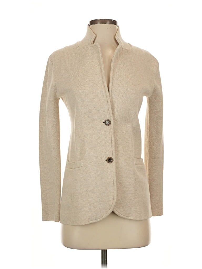 Pre-owned J.crew Factory Store Blazer Jacket In White