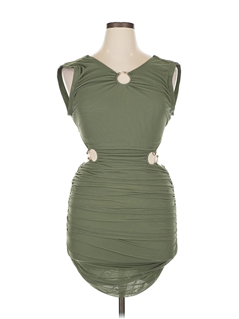 Pre-owned Fashion Nova Cocktail Dress In Green
