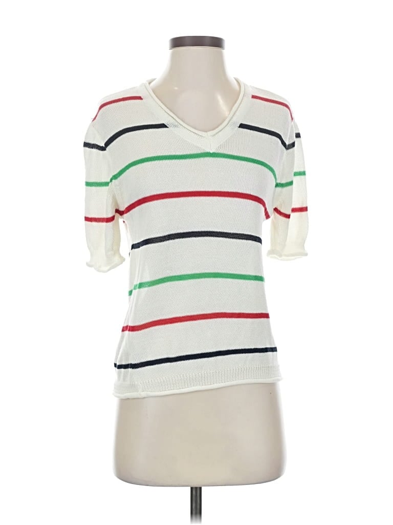 Pre-owned Pol Pullover Sweater In White