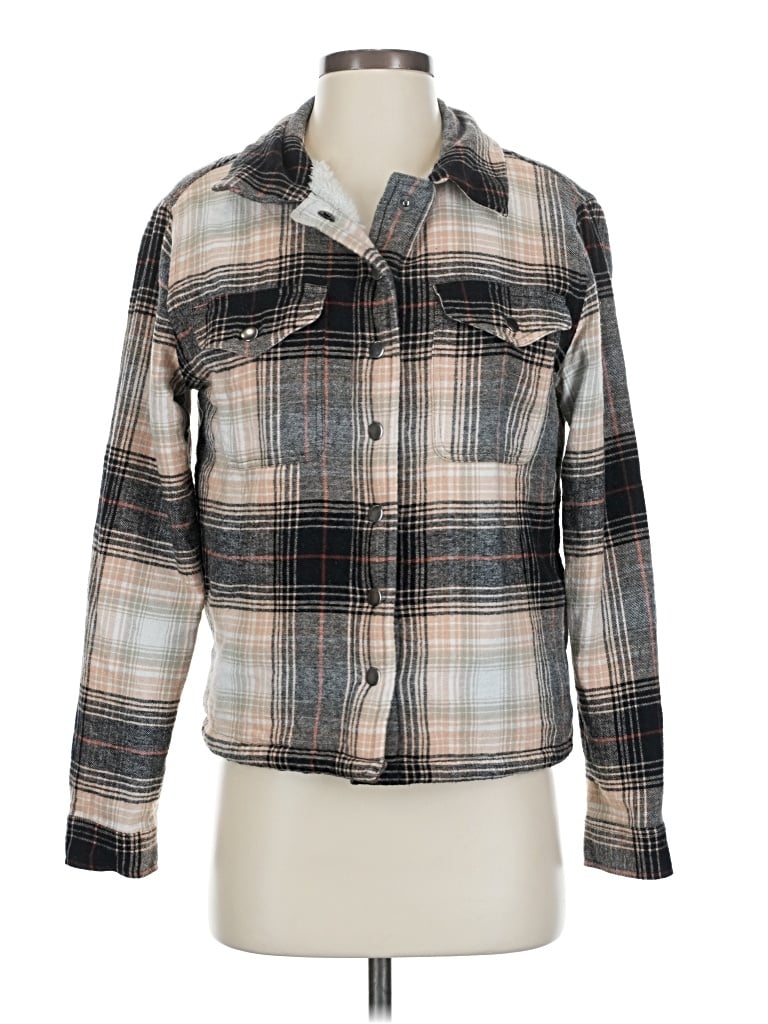 Pre-owned Lucky Brand Jacket In Gray