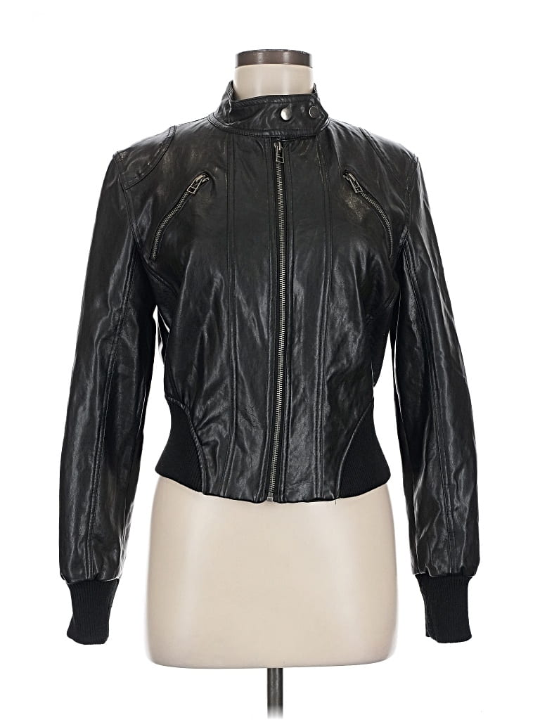 Pre-owned Poetry Clothing Jacket In Black