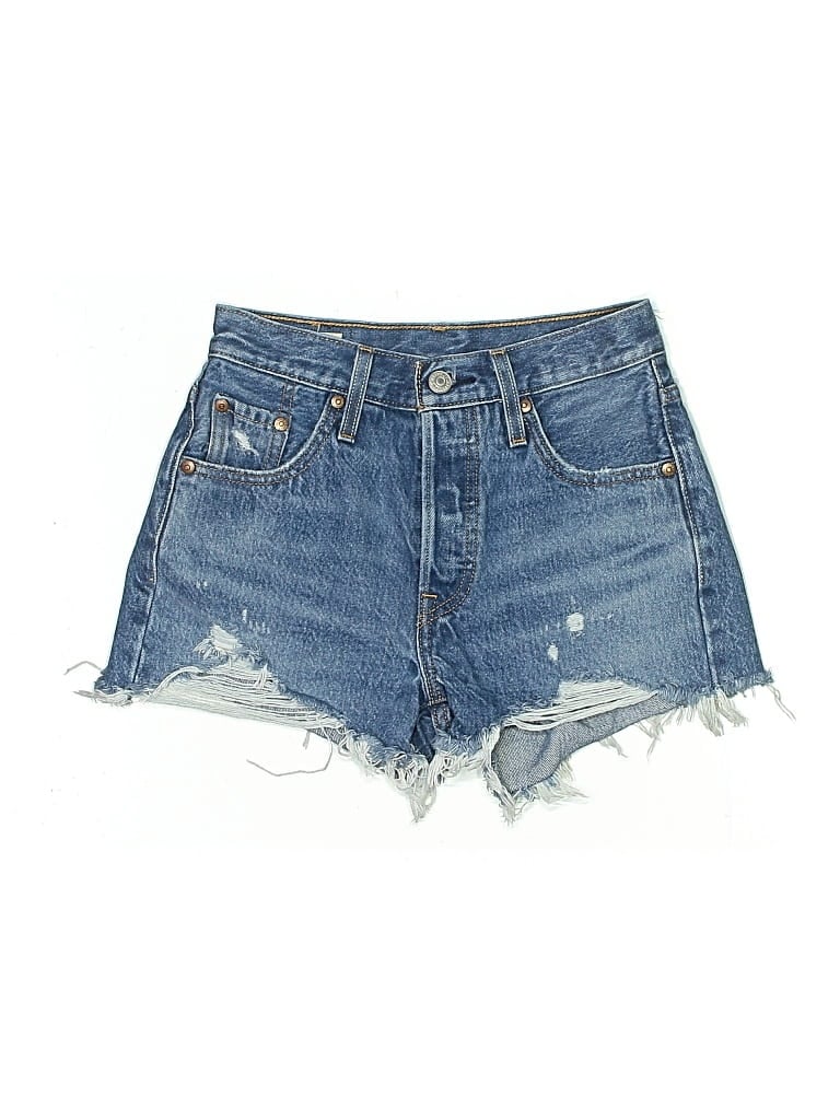 Pre-owned Levi's Denim Shorts In Blue