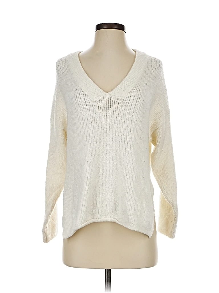 Pre-owned Urban Outfitters Pullover Sweater In White