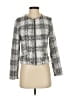 Cupcakes & Cashmere 100% Polyester Tweed Gray Jacket Size 0 - photo 1
