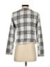 Cupcakes & Cashmere 100% Polyester Tweed Gray Jacket Size 0 - photo 2