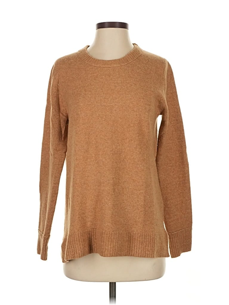 Pre-owned J.crew Factory Store Pullover Sweater In Brown