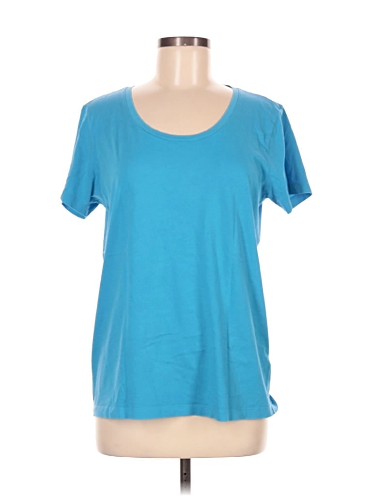 Pre-owned J.crew Factory Store Active T-shirt In Blue