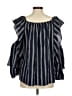 Drew Blue 3/4 Sleeve Blouse Size M - photo 2