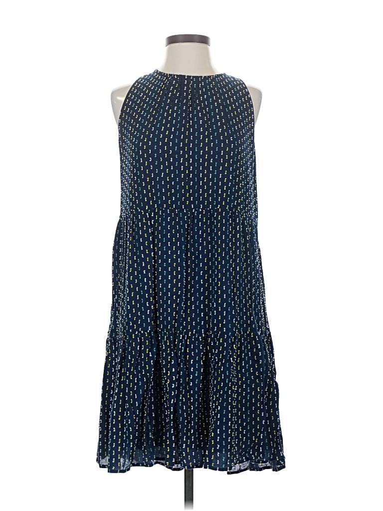 Pre-owned Ann Taylor Loft Cocktail Dress In Blue