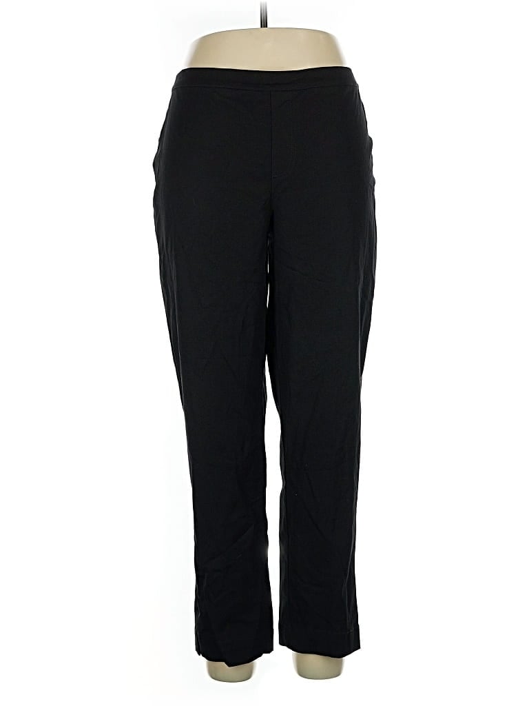 Pre-owned Isaac Mizrahi Live Active Pants In Black