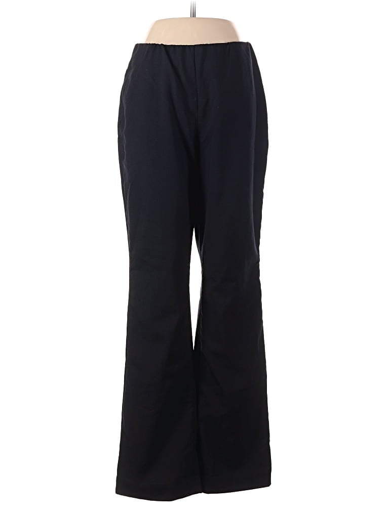 Pre-owned Ann Mashburn Wool Pants In Black