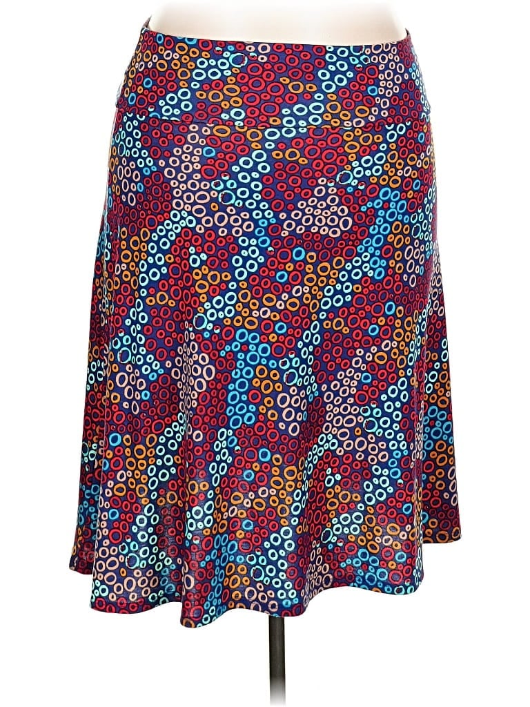 Pre-owned Lularoe Casual Skirt In Blue