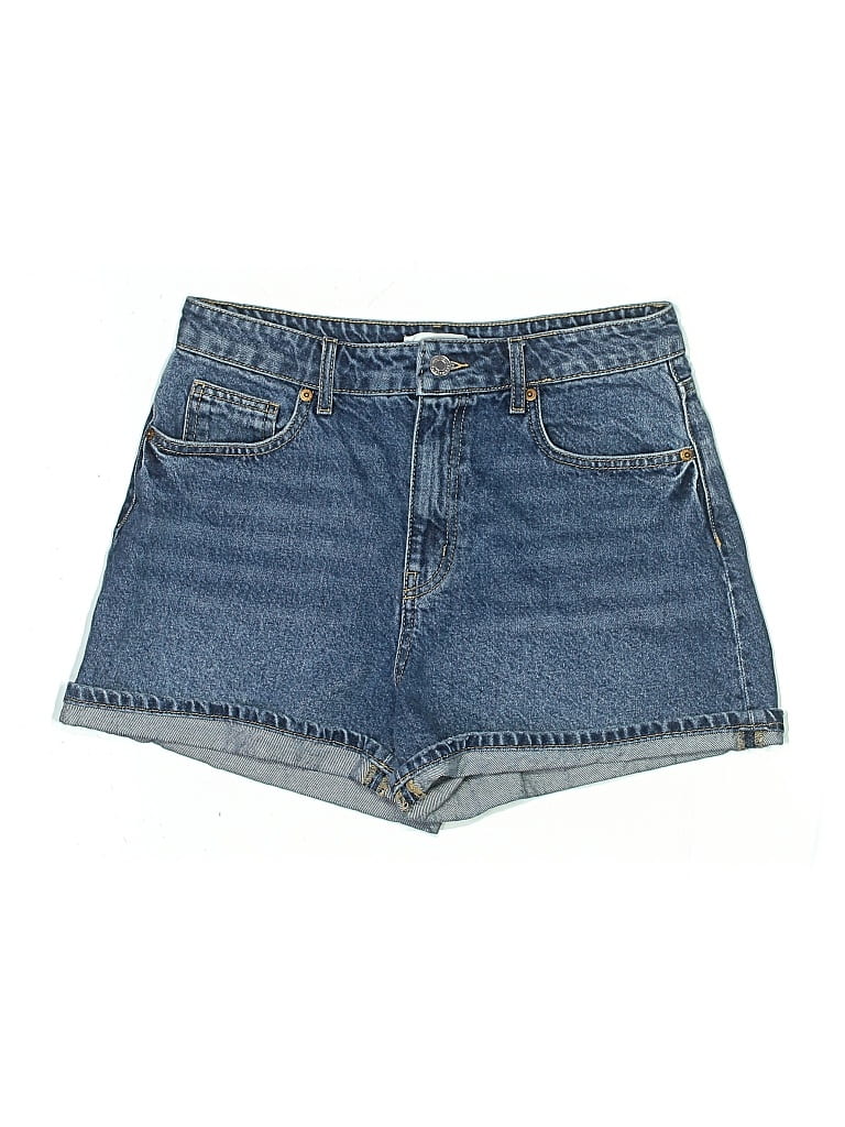 Pre-owned H&m Denim Shorts In Blue