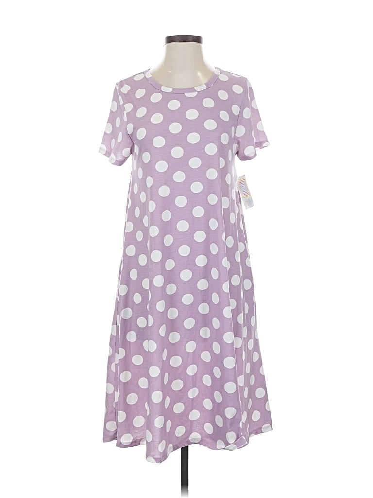 Pre-owned Lularoe Casual Dress In Purple