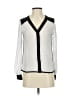 Ultra Flirt 100% Polyester Gray Long Sleeve Blouse Size XS - photo 1