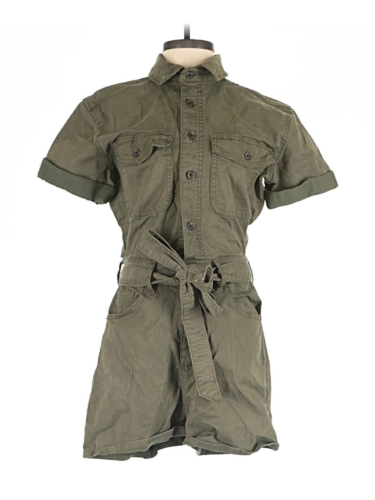 Pre-owned Universal Thread Romper In Green