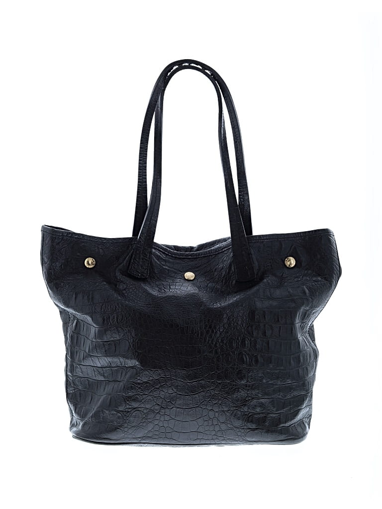 Pre-owned Furla Leather Tote Bag In Black