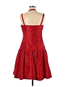 open lace back dress ADOLFO DOMINGUEZ. Red zippered dress. Size 38 – Hibuy market main image 1