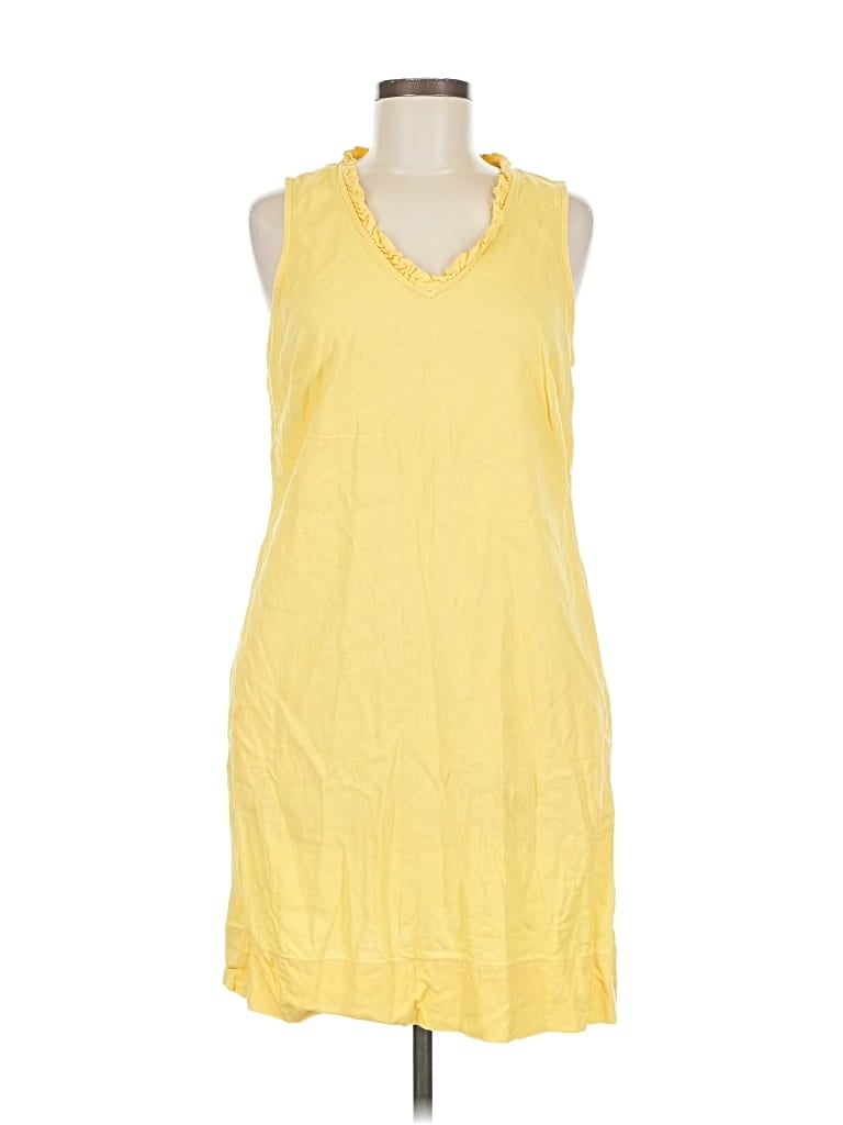 Pre-owned Briggs Casual Dress In Yellow