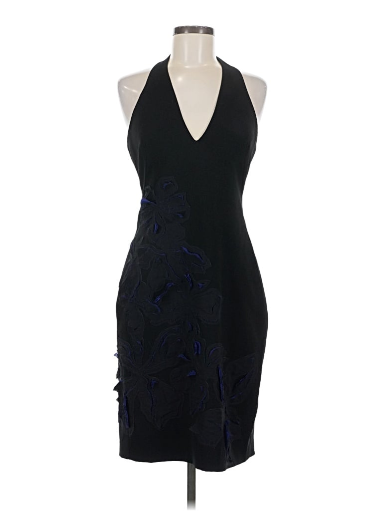 Pre-owned Halston Heritage Cocktail Dress In Black