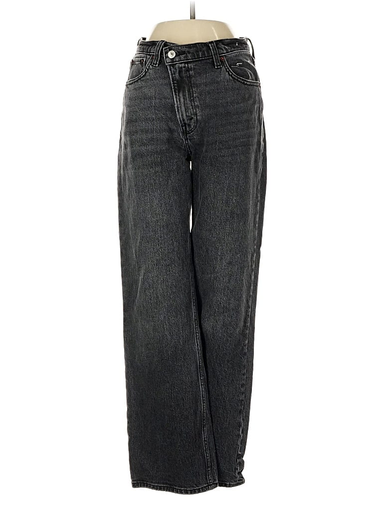 Pre-owned Abercrombie & Fitch Jeans In Gray