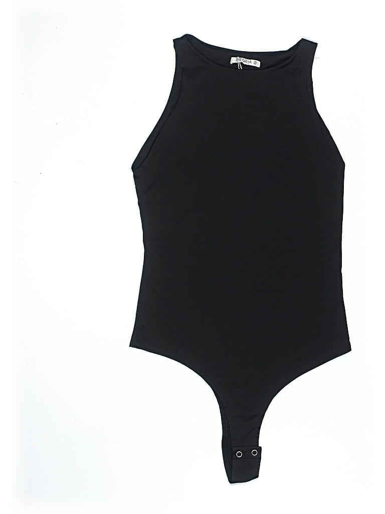 REORIA Pre-owned Bodysuit In Black