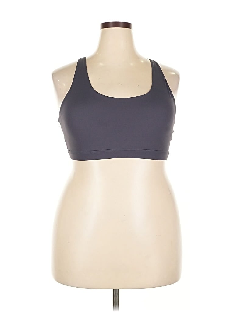 Pre-owned Running Girl Sports Bra In White