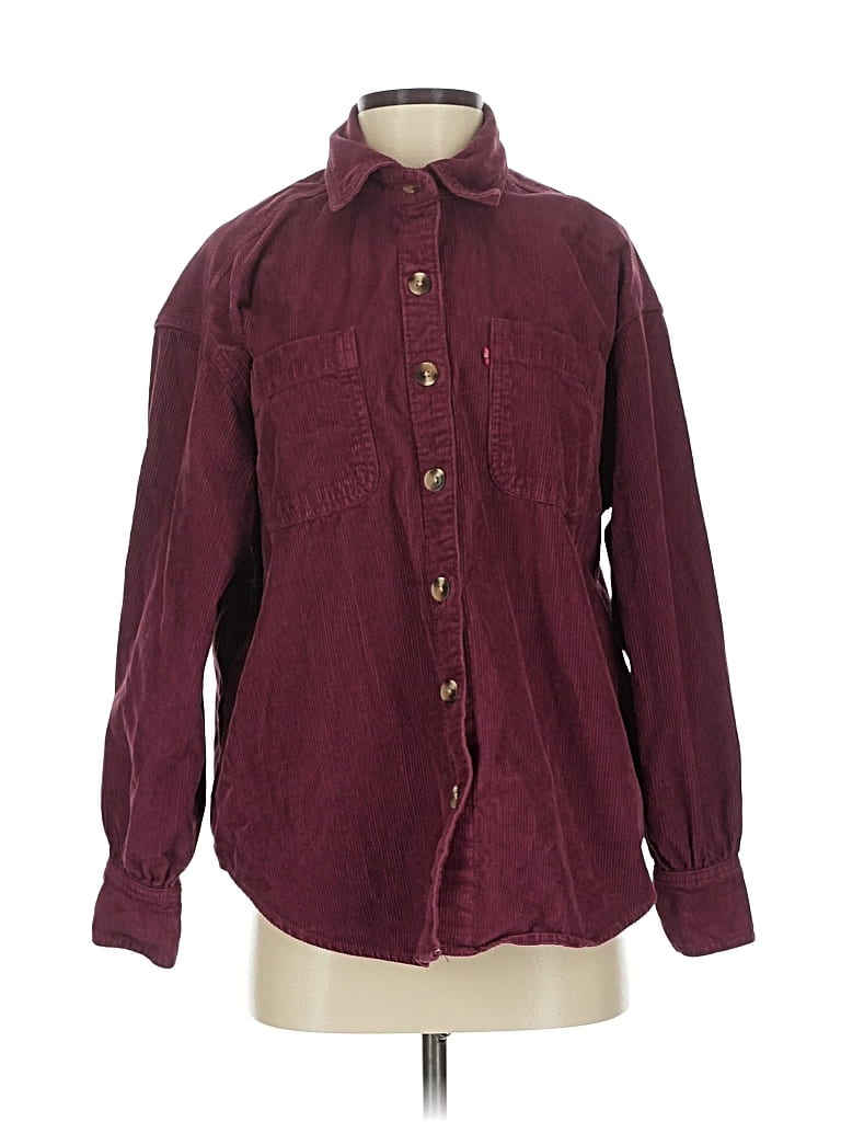 Pre-owned Levi's Jacket In Burgundy