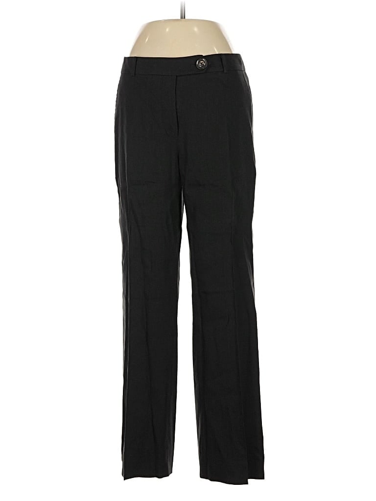 Pre-owned Brooks Brothers Linen Pants In Black