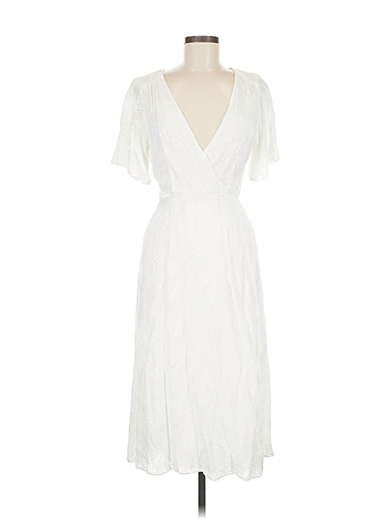 Pre-owned Astr Cocktail Dress In White