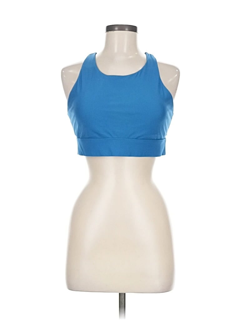Pre-owned Fabletics Tank Top Blue Halter Neckline Tops
