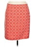 Studio M Print Orange Casual Skirt Size 6 - photo 1