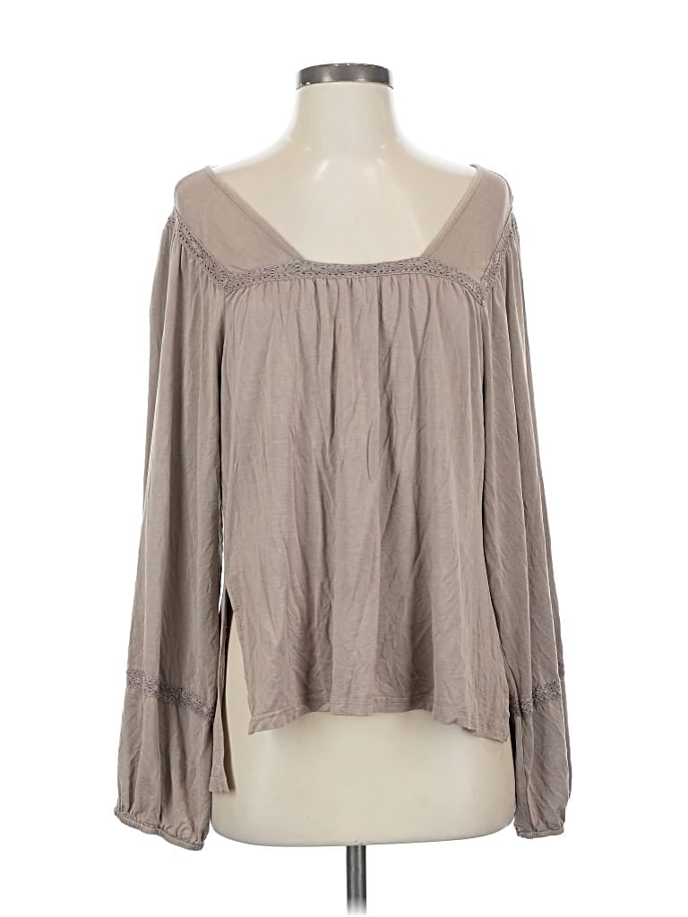 Pre-owned Pol Long Sleeve T-shirt In Gray