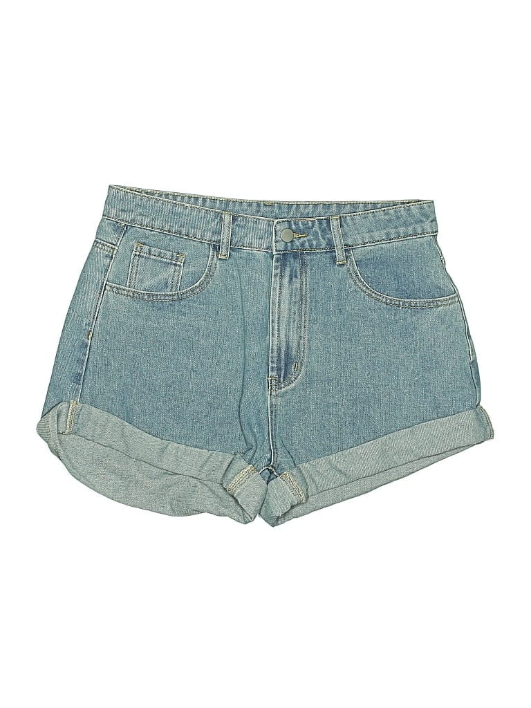 Pre-owned Cider Denim Shorts In Blue