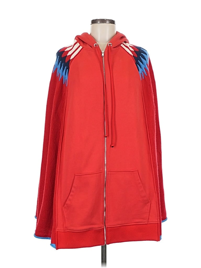 Pre-owned Sonia Rykiel Zip Up Hoodie In Red