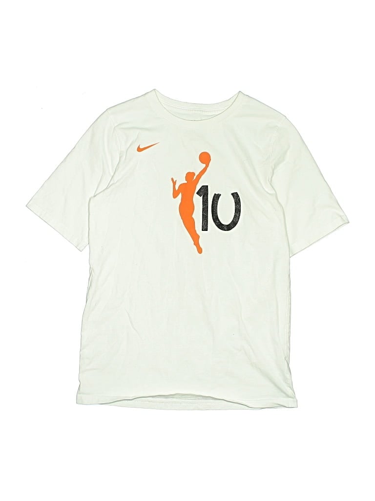 Pre-owned Nike Kids' Short Sleeve T-shirt In White
