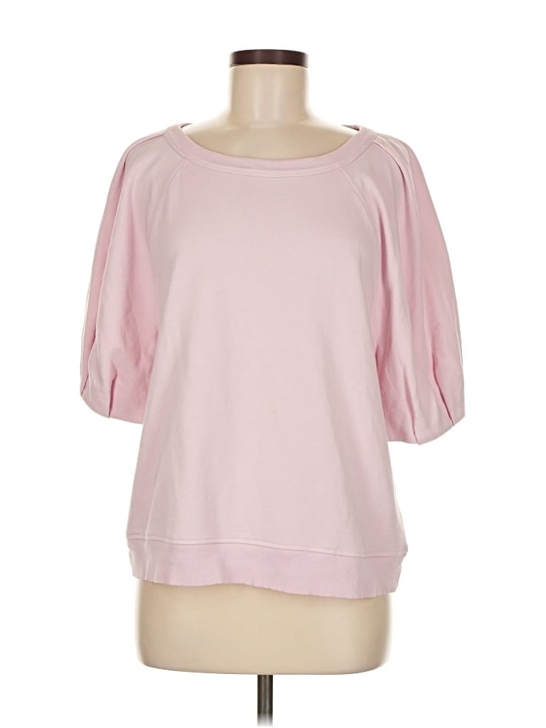 Pre-owned Ann Taylor Loft Sweatshirt In Pink