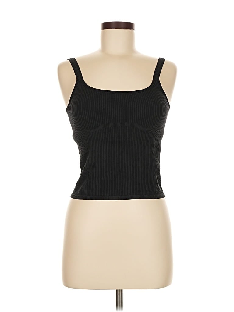 Pre-owned Lululemon Athletica Tank Top Black Strapless Neckline Tops