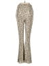 Topshop 100% Polyester Animal Print Gold Casual Pants Size 8 - photo 2