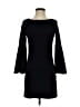 Central Park West Solid Black Cocktail Dress Size M - photo 1