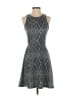 H&M Argyle Gray Cocktail Dress Size S - photo 1