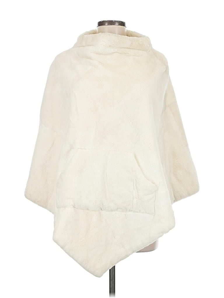 Pre-owned Cassin New York Poncho In White