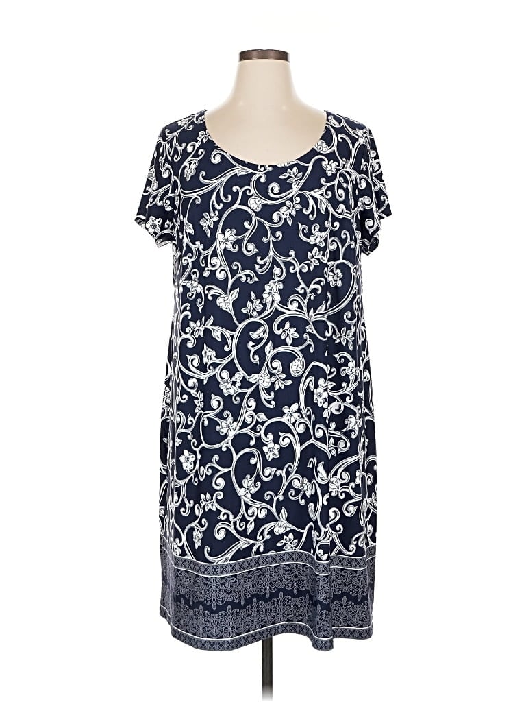 Pre-owned Msk Casual Dress In Blue