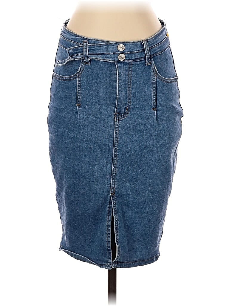 Pre-owned Tala Denim Skirt In Blue
